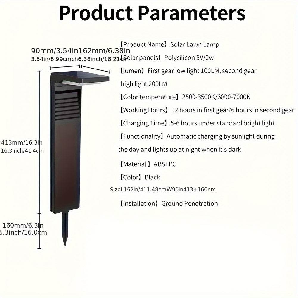 2 Pack Adjustable Warm/Cool White LED Solar Path Lights by Snagg An Outdoor Light