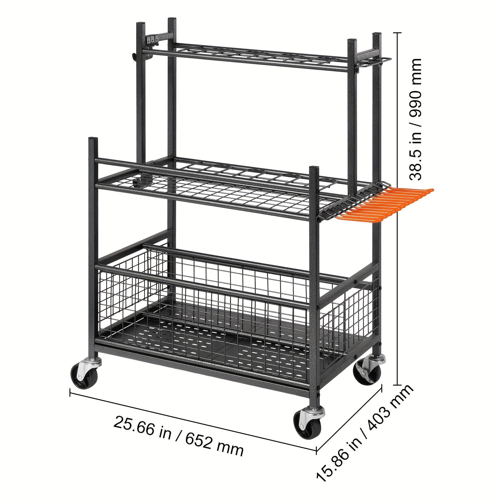 16 Slot Tower Garden Tool Organizer Rack by Snagg A Rack