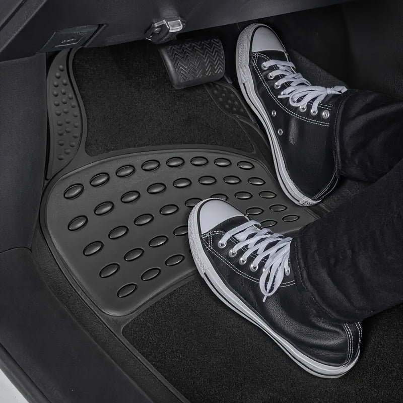 Universal PVC Car Floor Mats – 4pcs by Snagg A Floor Mat
