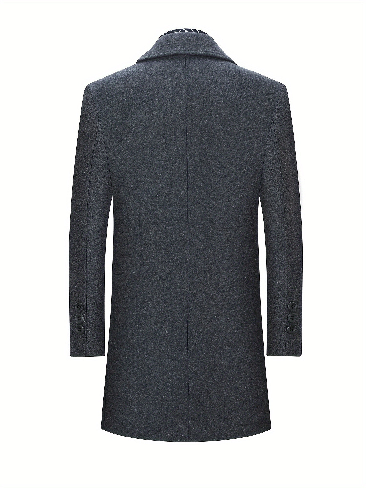 New Fall/Winter Men’s Wool Coat with Scarf Collar by Snagg A Coat