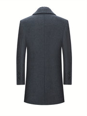 New Fall/Winter Men’s Wool Coat with Scarf Collar by Snagg A Coat