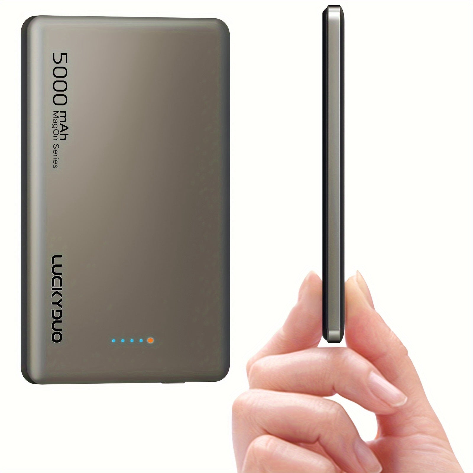 10000mAh Wireless Magnetic Power Bank Battery Pack, by Snagg A Power Bank