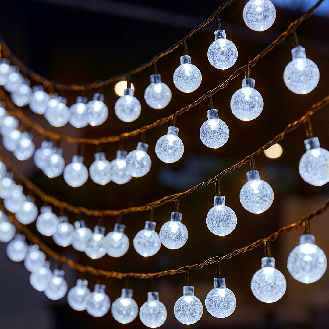 3 Pcs Of Solar Bubble Ball String Lights – 14 M Each by Snagg An Outdoor Light