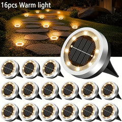 16pcs Solar Ground Lights by Snagg An Outdoor Light