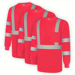 3 Pack High Visibility Safety Shirts by Snagg A Safety Shirt