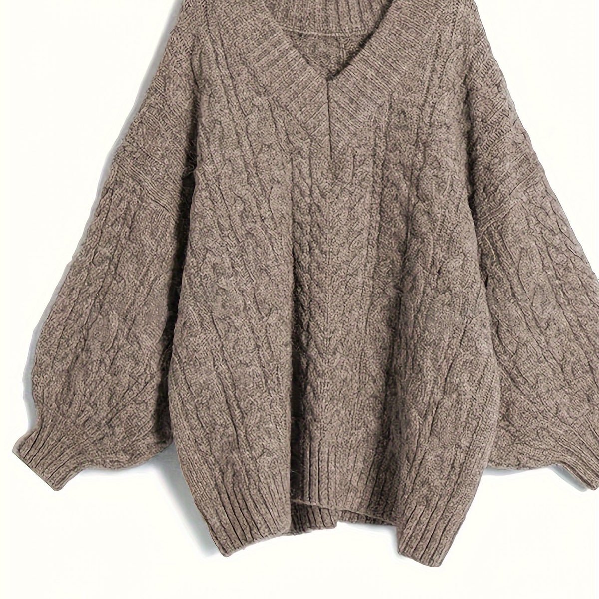 Plus Size Women’s V-Neck Sweater by Snagg A Top