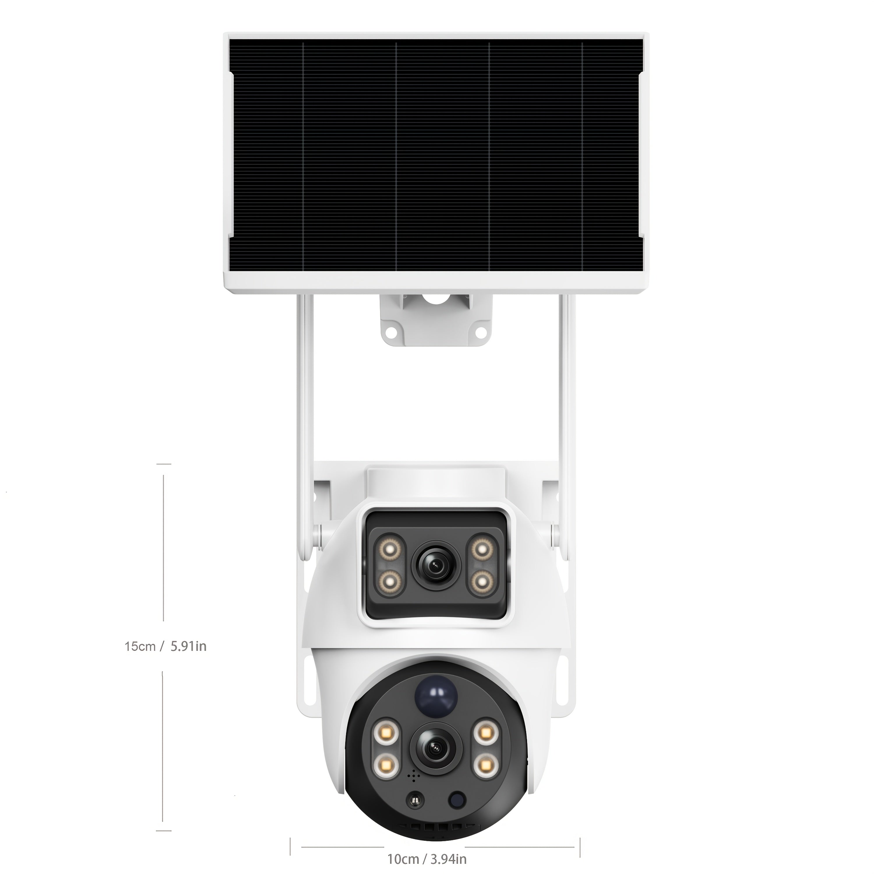 8MP 4K Dual Lens Solar Security Camera by Snagg An Outdoor Camera