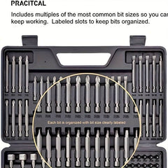 208pcs Ultimate Screwdriver Bit Set - SnaggIt