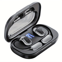 Bluetooth 5.3 Open-Ear Headphones | Directional Sound with Subwoofer & Premium Audio by Snagg An EarBud