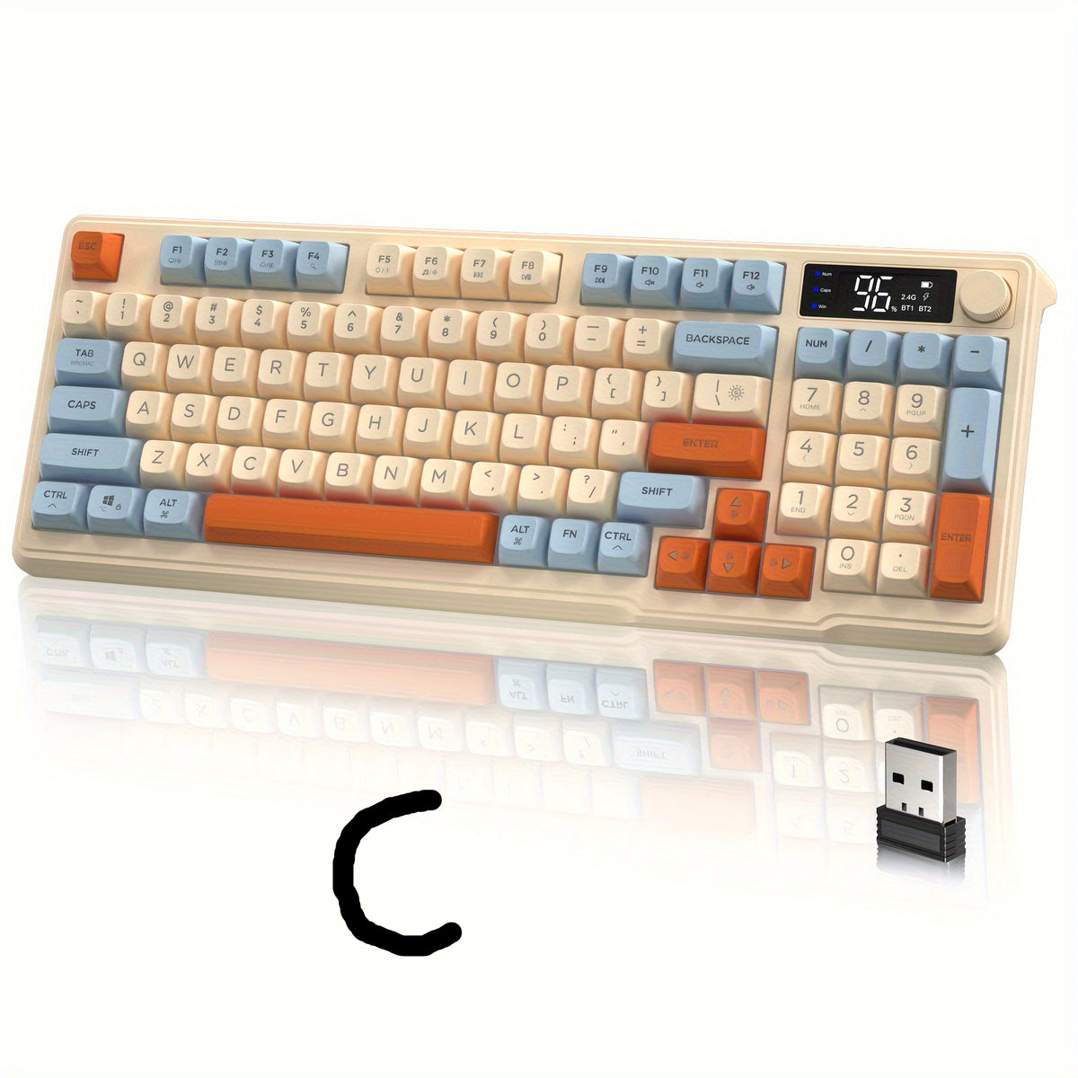 Dual Mode Wireless Gaming Keyboard by Snagg A Keyboard