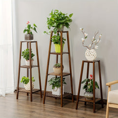 Vintage Tall Bamboo Plant Stand by Snagg A Rack