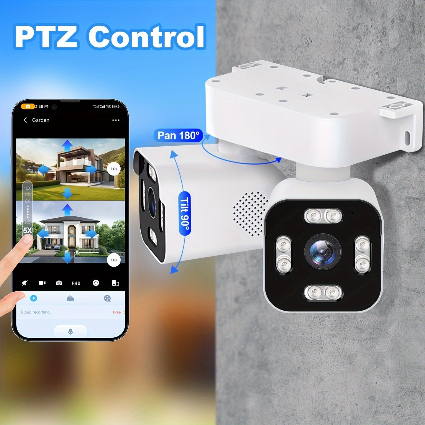 3MP Outdoor WiFi Security Camera with Motion Detection by Snagg An Outdoor Camera