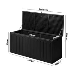 500L Outdoor Storage Box Bench by Snagg A Box