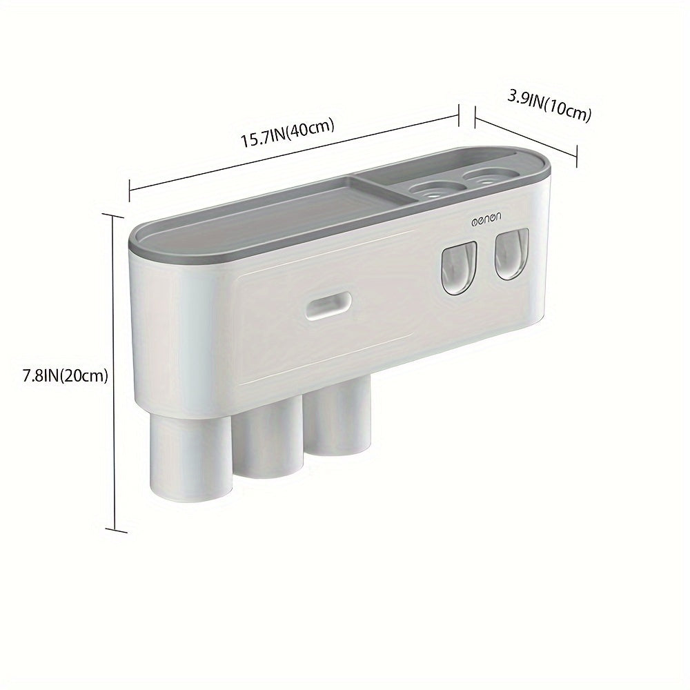 Wall Mounted Toothbrush Holder Set by Snagg A Toothbrush Holder