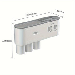 Wall-Mounted Toothbrush Holder Set by Snagg A Toothbrush Holder