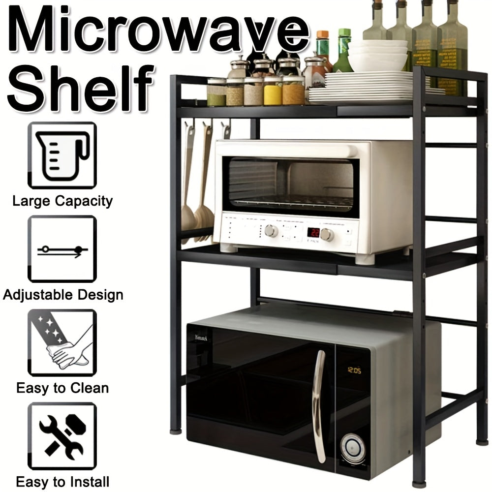 3 Tier Adjustable Metal Kitchen Rack by Snagg A Rack