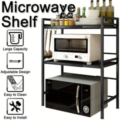 3 Tier Adjustable Metal Kitchen Rack by Snagg A Rack