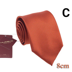 Men’s Slim Tie - Classic Solid & Striped Designs Fashionable Business Neckwear - C - 8 Cm - Others In Fashion