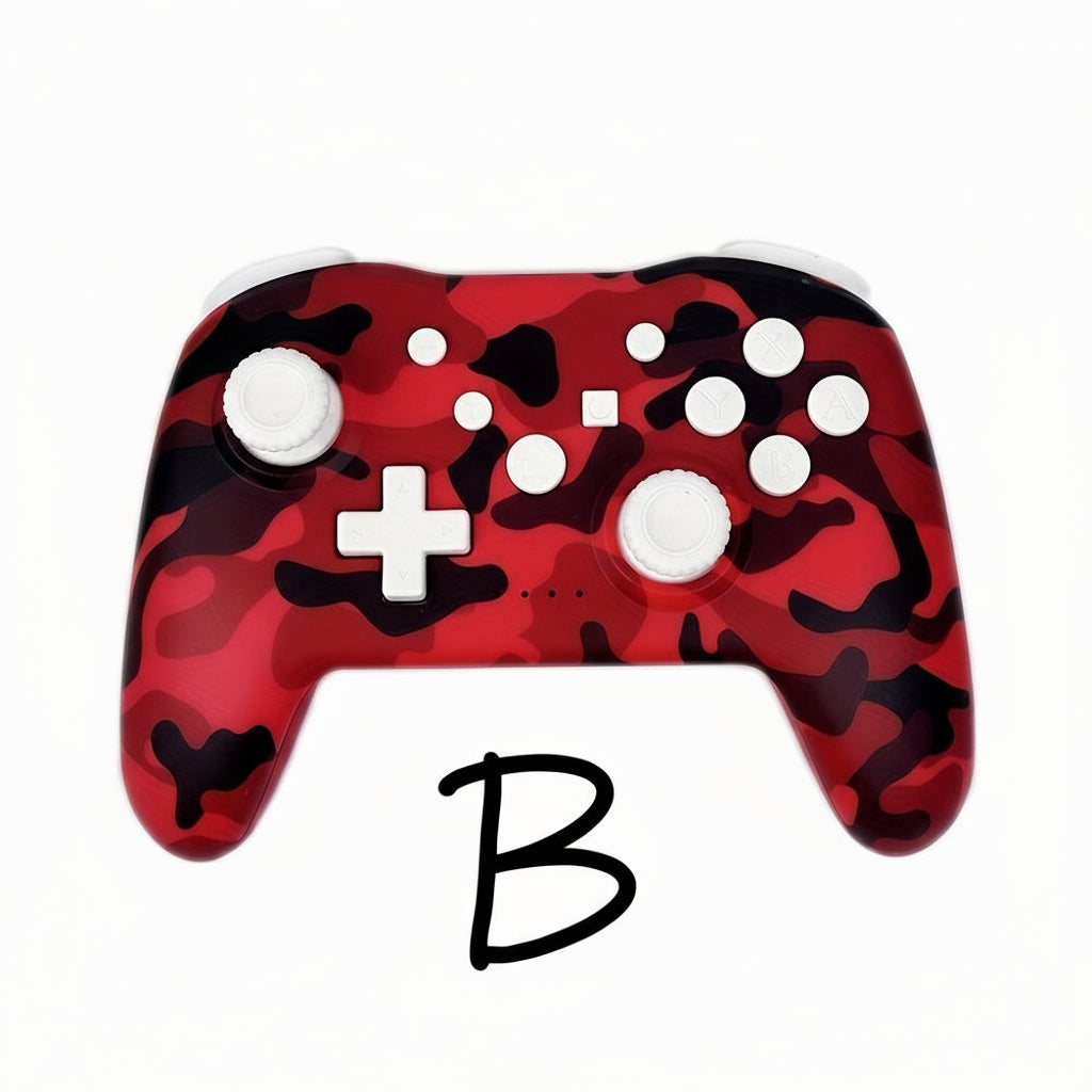 Camouflage Wireless Controller Compatible With Switch, Lite & OLED by Snagg A Game Controller