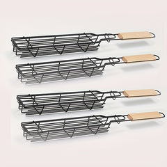 4PC Non-Stick Grill Baskets by Snagg A Grill Basket
