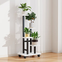 Modern Metal Plant Stand with Wheels by Snagg A Rack
