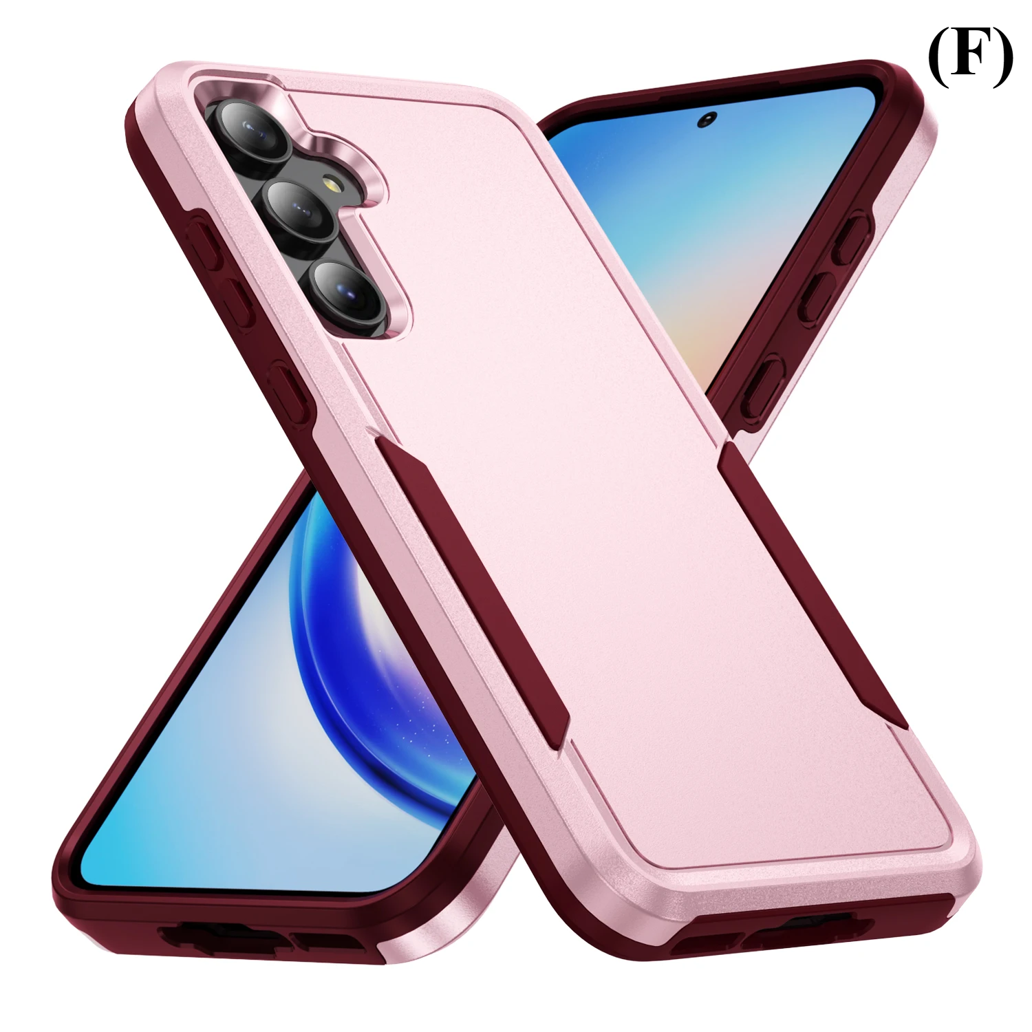 Military Grade Armor Case – for Samsung Galaxy S22 Series - F - Pink / ultra - Phone Cases & Covers