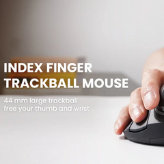 Wireless Trackball Mouse Rechargeable RGB Design with Bluetooth & 2.4G Connection by Snagg A Gaming Mouse