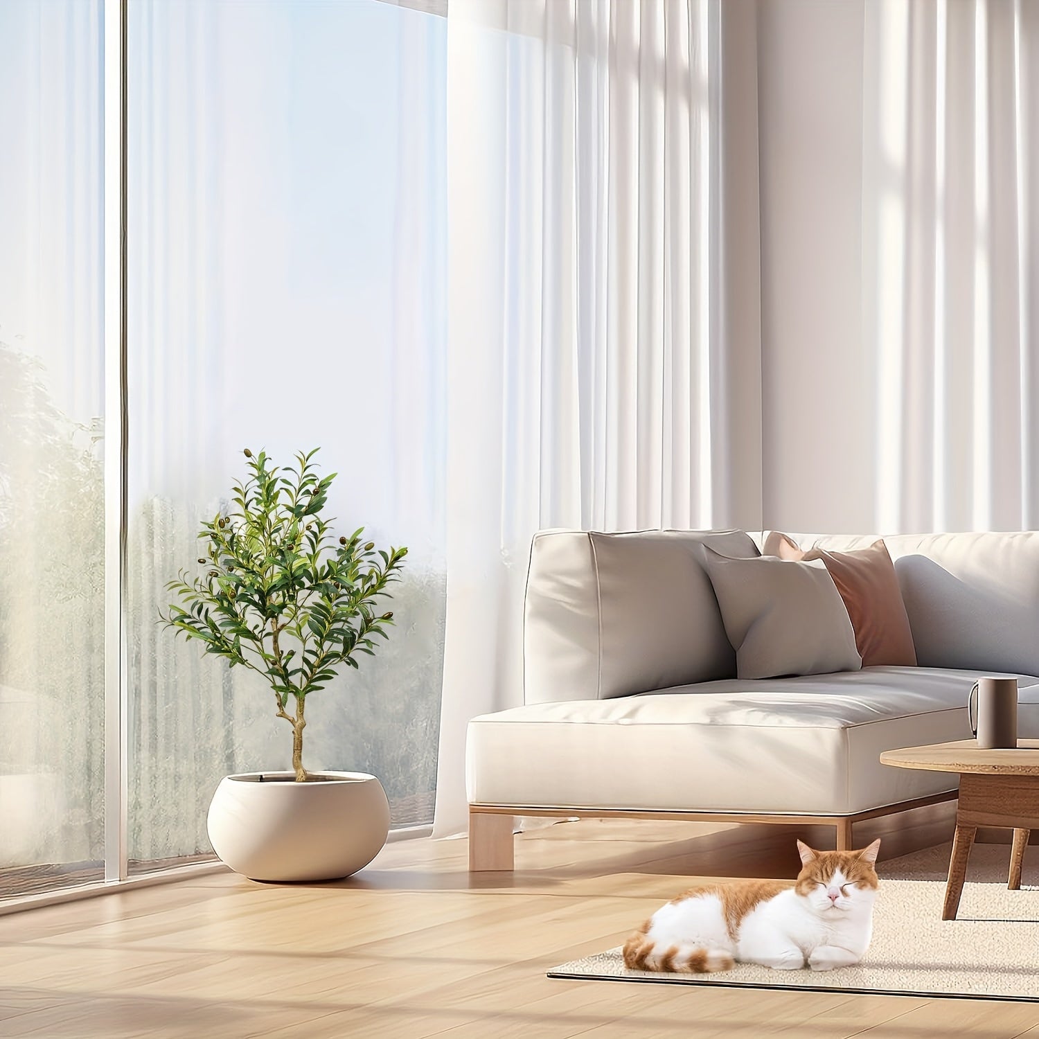 Artificial Olive Tree with Planter by Snagg A Plant