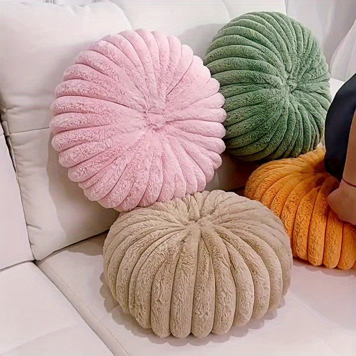 2pcs Plush & Cozy Round Throw Pillows by Snagg A Cushion
