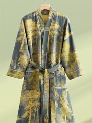 Men’s & Women’s Cotton Double Gauze Bathrobe by Snagg A Pajama
