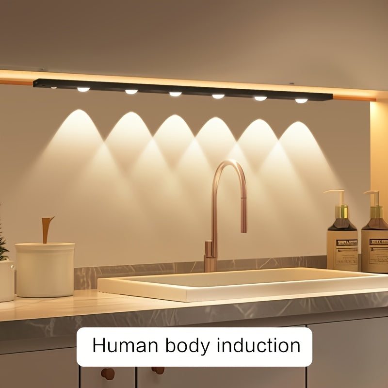 4pcs LED Motion Sensor Cabinet Lights - 50 Cm by Snagg A Wall Light