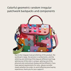 Women’s Geometric Patchwork Handbag by Snagg A Purse