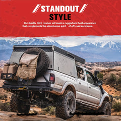 2" Recovery Hitch Receiver with 4.75T by Snagg A Bow Shackle