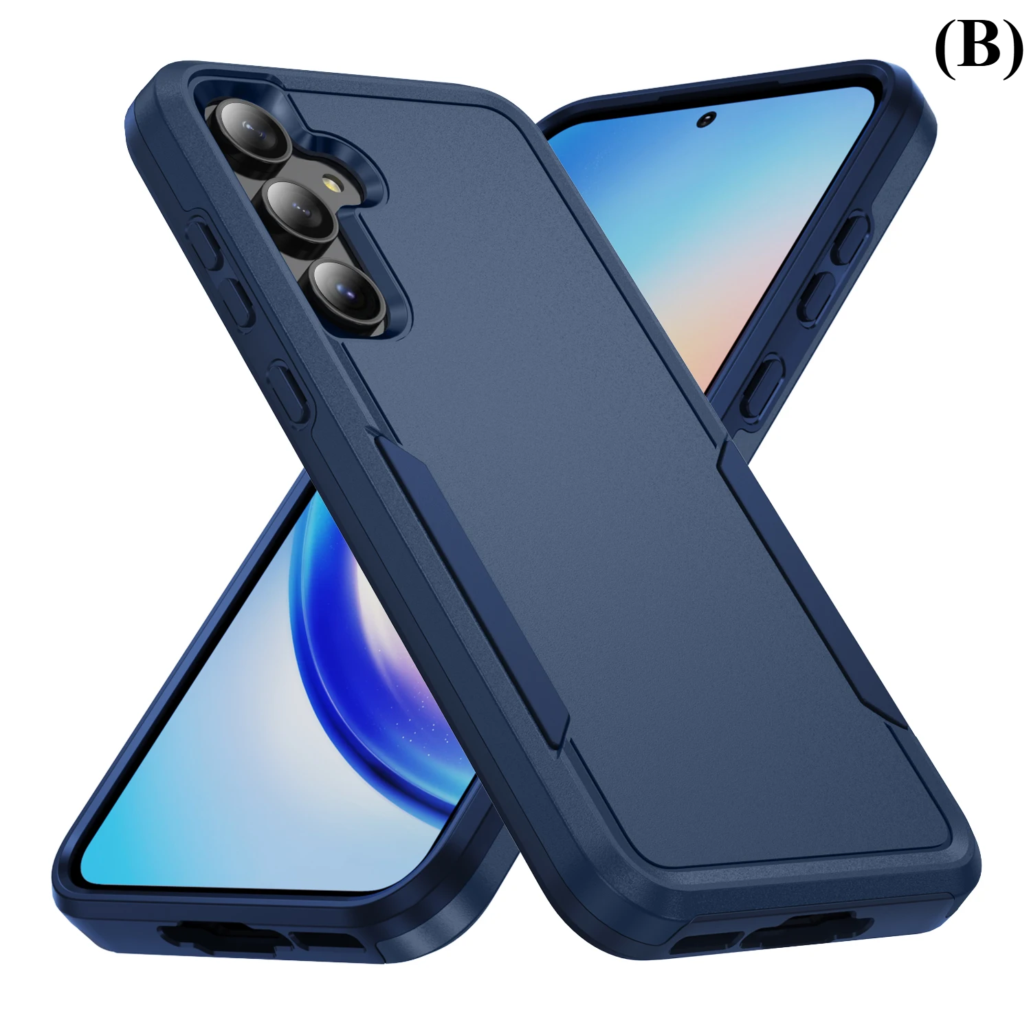 Military Grade Armor Case – for Samsung Galaxy S22 Series - B - Navy Blue / Phone Cases & Covers