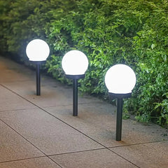 10pcs Solar Matte Black LED Lawn Stake Lamps by Snagg An Outdoor Light