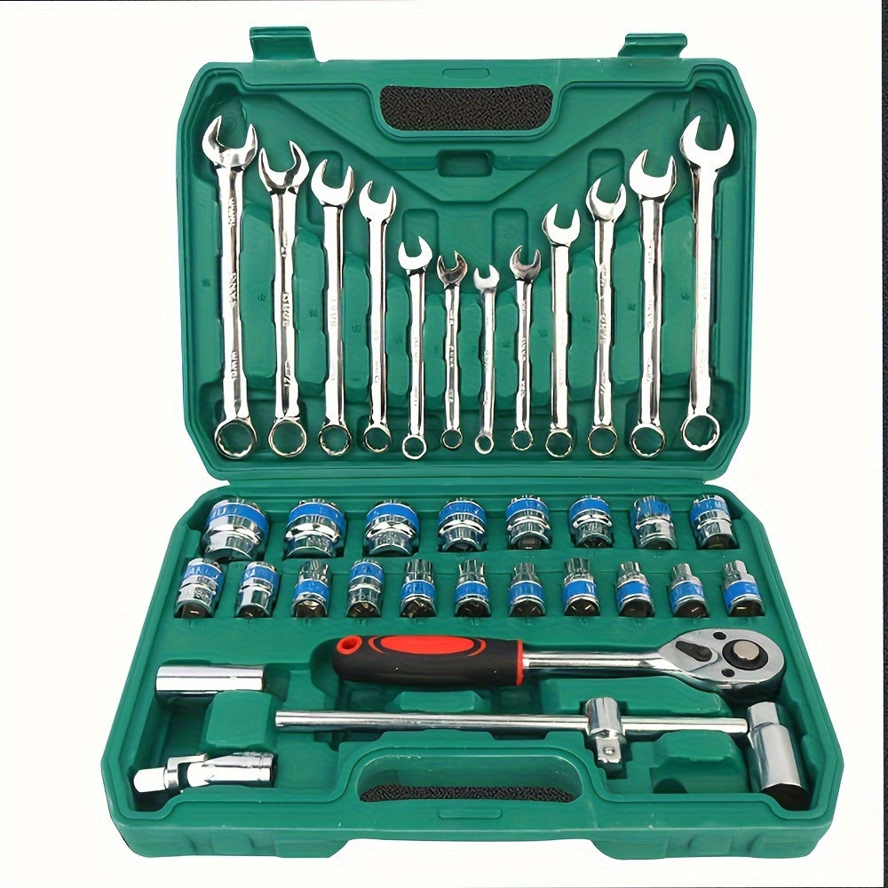 37-Piece Mechanics Tool & Socket Set