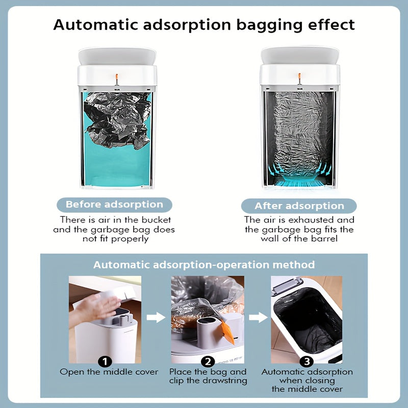 Smart Motion Sensor Trash Can by Snagg A Bin