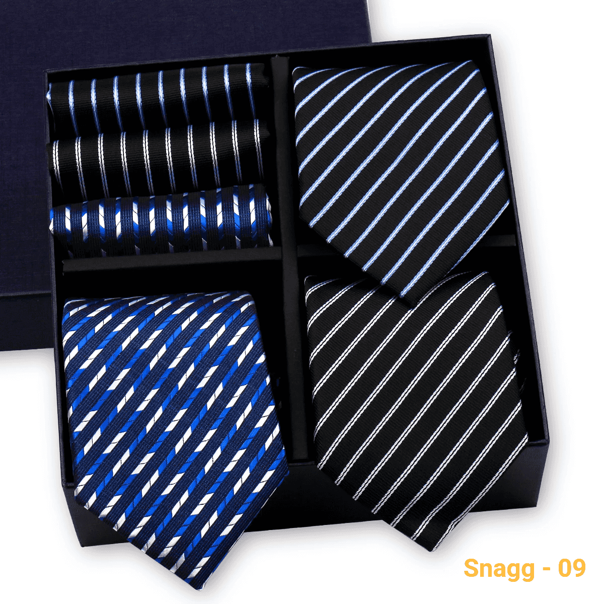 Formal Men’s Tie Collection — 3 Luxury Neckties & Handkerchiefs - GL-14 - Others In Fashion