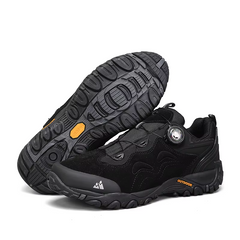 Mid-Top Trekking Shoes – Quick-Lace Turnbuckle Hiking Shoes with Cotton Lining