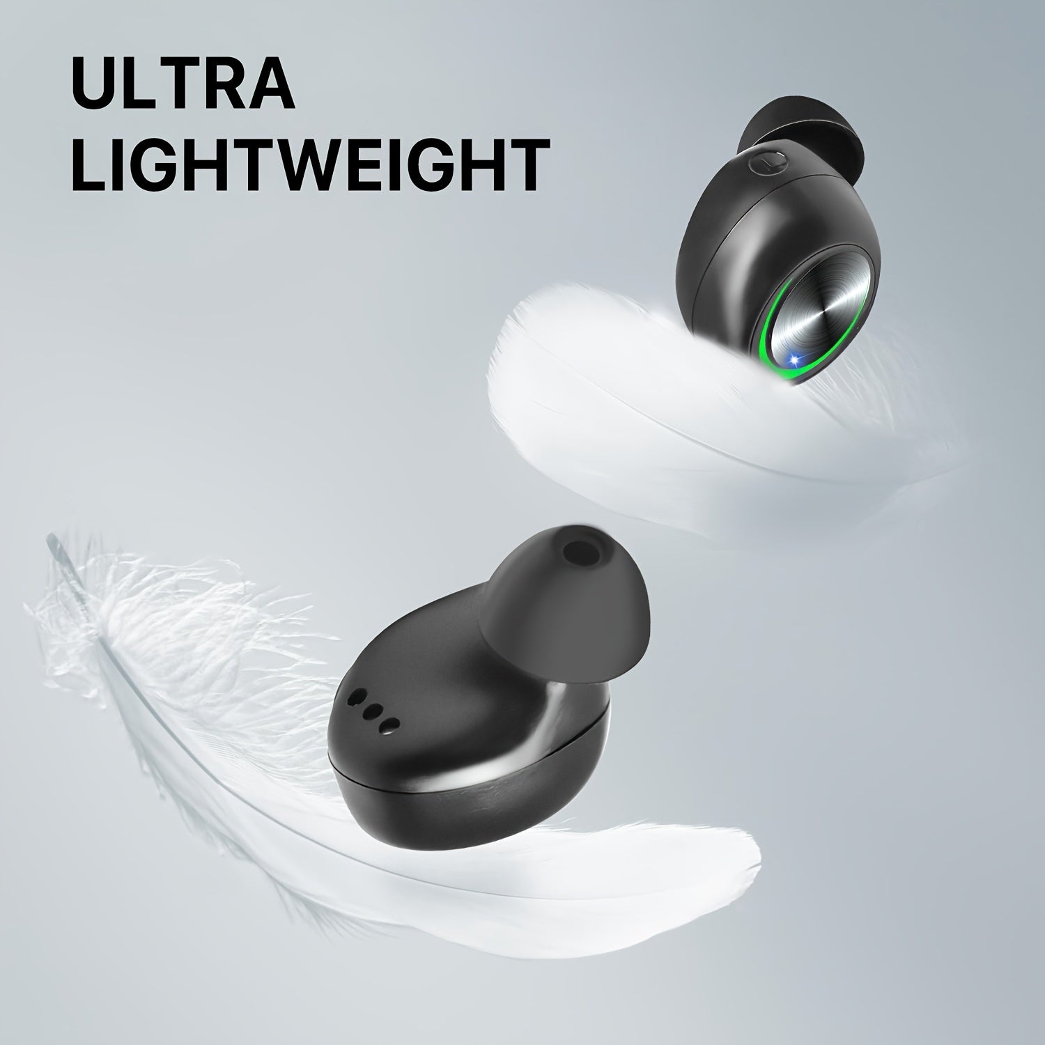 Mini Wireless 5.3 Earbuds | Lightweight In-Ear Headphones with Mic & Charging Case (IPX7) by Snagg An EarBud