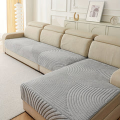 Arc 2pcs Bohemian Plush Sofa Cushion Set by Snagg A Sofa Cover