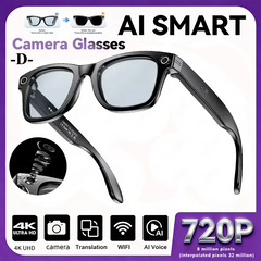 W610 AI Smart Glasses – 8MP HD Camera with 100+ Language Translation