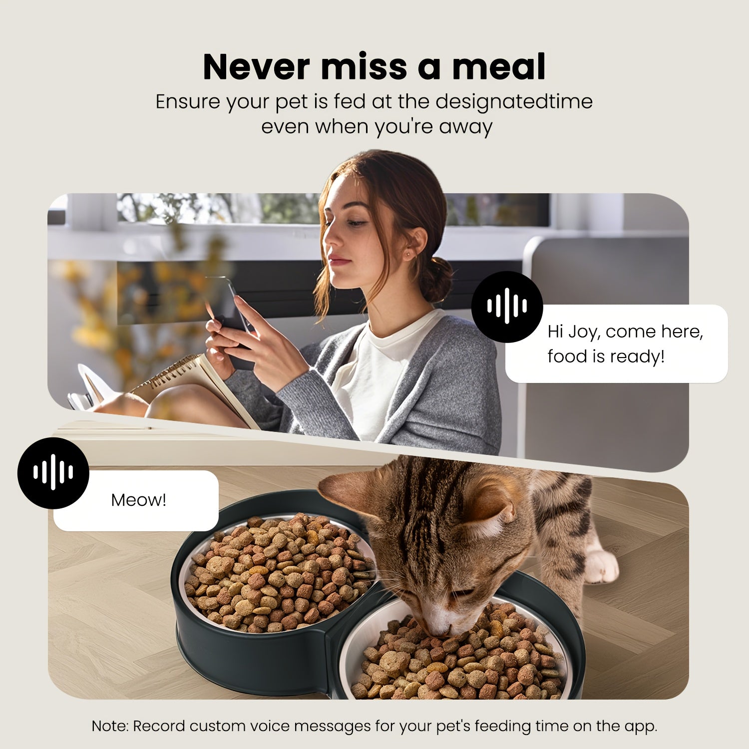 Smart Automatic Pet Feeder by Snagg A Feeder