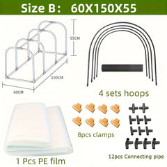30pcs Garden Tunnel Greenhouse Hoops Kit by Snagg A Green House