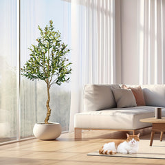 Artificial Olive Tree with Planter by Snagg A Plant