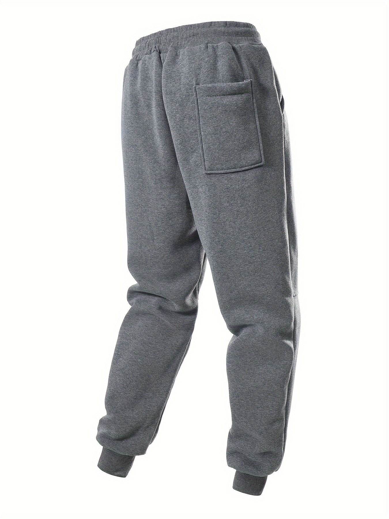 5pcs Men’s Fleece-Lined Jogger Sweatpants - SnaggIt