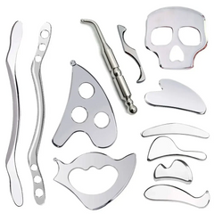 Professional Stainless Steel Gua Sha Massager – Deep Tissue Fascia Scraping & Muscle Recovery Tool
