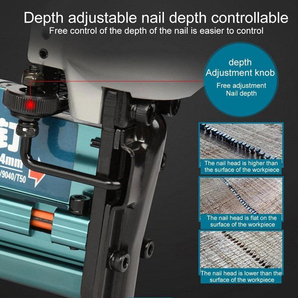 3-in-1 Pneumatic Nail & Staple Gun
