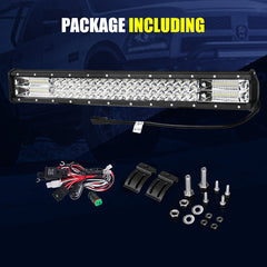 23inch Osram LED Light Bar Spot Flood Driving Offroad Lamp 23" 4WD 4x4
