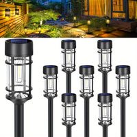 8pcs 3000K Warm White Solar LED Path Lights by Snagg An Outdoor Light